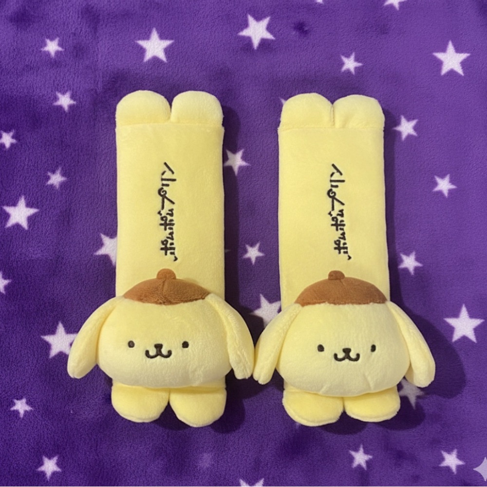 Pompompurin Seatbelt Covers Set